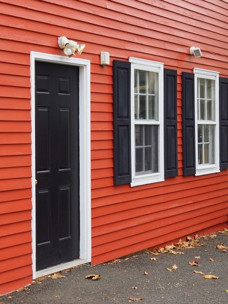 Red Vinyl Siding Installation in Newark
